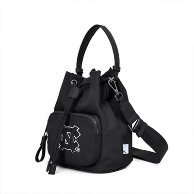 NCAA北卡羅來納大學UNC經典Logo水桶包-黑5