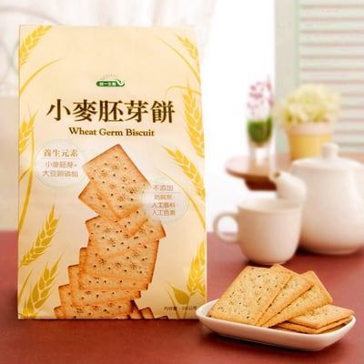 【統一生機】小麥胚芽餅 336g｜紐西蘭奶油X黑芝麻｜隨身包設計2