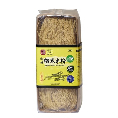 【源順食品】有機糙米米粉 200g｜100%台灣全糙米製作｜高纖好消化｜零添加純粹養生1