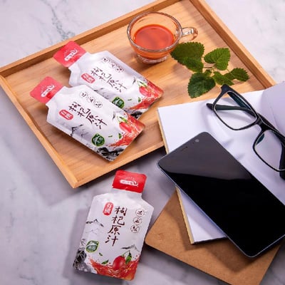 【統一生機】有機枸杞原汁禮盒｜100%鮮果壓榨｜非濃縮不加水｜30ml 隨身包2