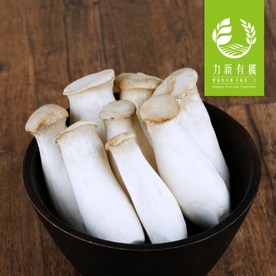 有機杏鮑菇 220～250g/盒｜厚實Q彈 多汁鮮甜｜無農藥安心栽培2