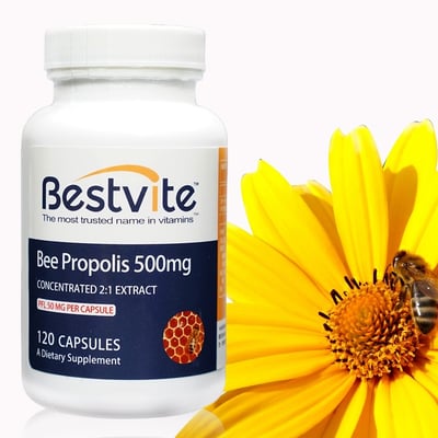 【Bestvite】必賜力 高濃縮蜂膠膠囊 120顆｜巴西蜂膠精華｜提升防護力｜美國原裝進口2