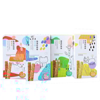 【集賢庇護工場】藜麥好棒棒180g 12入/盒(原味/鹹蛋黃/黑芝麻/薑黃)｜健康營養零食，藜麥添加，口感香脆，無添加化學成分，安心享受好滋味1