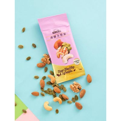 【統一生機】薄鹽全堅果隨手包 30g｜4大超級堅果｜低溫烘焙輕鹽調味｜健康無添加零食2