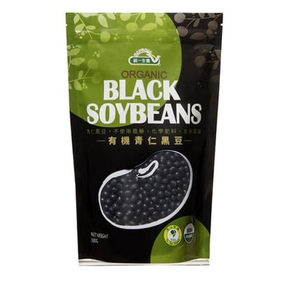 【統一生機】有機青仁黑豆 380g｜慈心 × USDA 有機雙驗證｜青仁黑豆 適合製作濃郁黑豆漿｜嚴選檢驗 拒絕農藥殘留與黃麴毒素1