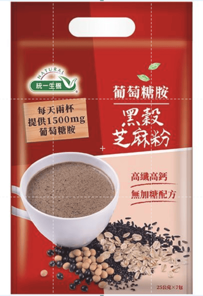 【統一生機】穀粉系列 25g × 7包｜有機高纖高鈣亞麻仁堅果粉｜葡萄糖胺黑穀芝麻粉｜14種有機原料全研磨 × 多穀黑豆黑芝麻複方｜無人工香料 × 無防腐劑｜台灣製造2