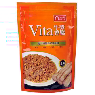 【康健生機】Vita素香鬆 300g / 牛蒡素香鬆 220g｜純素植物香鬆｜牛蒡高纖營養｜無人工香料防腐劑｜飯糰/稀飯/早餐好搭配3