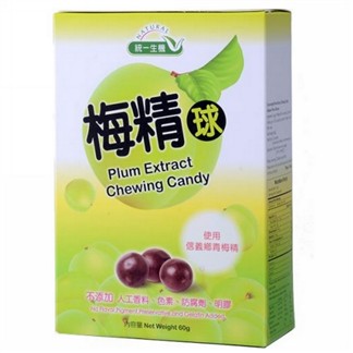 【統一生機】梅精球 60g｜南投信義青梅精製作｜濃郁酸甜 生津止渴1