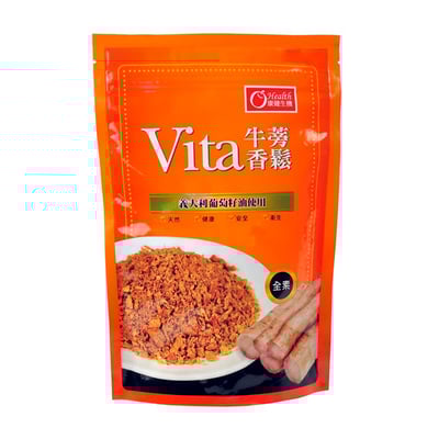 【康健生機】Vita牛蒡香鬆 220g｜純素可食｜低溫焙炒｜無味精防腐劑1