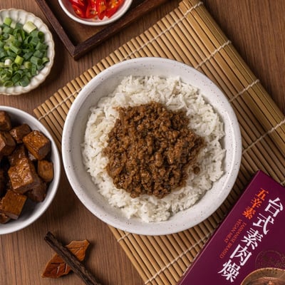 【毓秀私房醬】台式素肉燥 300g｜五辛素｜經典滷香 x 植物肉｜拌飯神器4