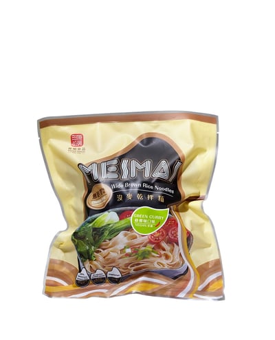 【源順】沒麥乾拌麵｜椒麻口味110g/綠椰咖口味100g｜無麩質純米麵｜台灣有機糙米製2