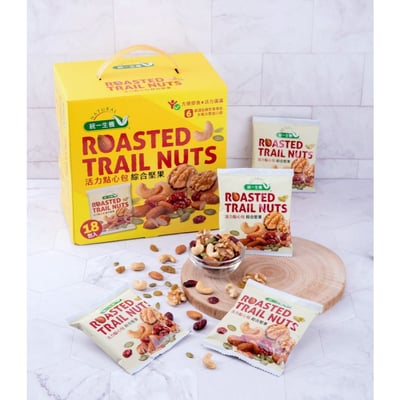 【統一生機】活力點心包 綜合堅果 38g｜隨身小包｜杏仁・蔓越莓乾・核桃・腰果・南瓜子・青葡萄乾3