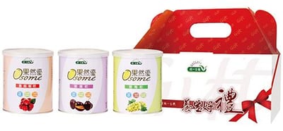 【統一生機】悠活果乾禮盒｜葡萄乾400g＋蜜棗乾400g＋蔓越莓乾360g｜無添加｜鐵罐充氮保鮮1