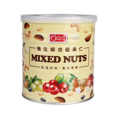【康健生機】養生綜合堅果 300g｜低溫烘焙｜腰果/杏仁/南杏/黑豆/黃豆｜蔓越莓/葡萄乾/番茄乾｜高纖高蛋白健康零食1