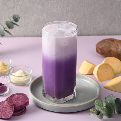 【米森 Vilson】無加糖分離乳清蛋白飲 紫心地瓜｜高蛋白即沖即飲｜隨身小包3