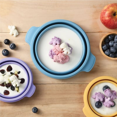 【米森 Vilson】乳酸菌咬咬藍莓優格 10gx5包｜50億乳酸菌｜5倍濃縮高鈣優格零食｜藍莓風味｜恐龍造型｜無人工添加3