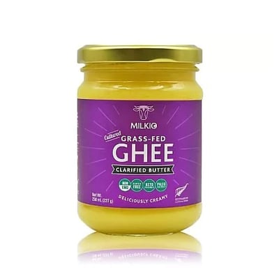 【MILKIO】紐西蘭特級無水奶油 Ghee｜草飼澄清奶油｜生酮飲食/防彈咖啡專用｜高溫烹飪｜清真認證1