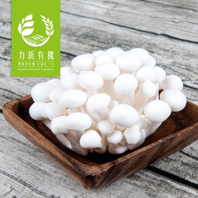 有機雪白菇 120g/盒｜口感清脆鮮甜｜安心無農藥2