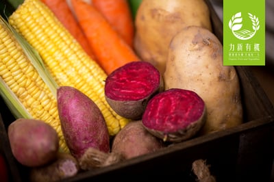 超值有機蔬果箱 33件組｜當季鮮採｜嚴選蔬果＋豆製品＋麵食7