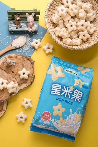 【統一生機】星米果 牛奶風味 50g/包｜花蓮富麗米製成 無水奶油添加 無味精 無人工香料 米果零食2