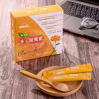 【統一生機】 淨•葉黃素 游離型葉黃素 (2.5克/30包/盒) 無色素 無甜味劑 無防腐劑 無人工香料2