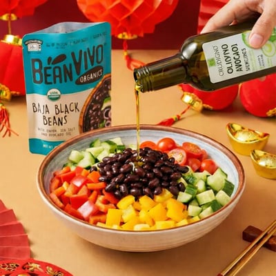 【布緯】BeanVivo 有機巴哈黑豆 283g｜美國原裝進口 USDA 有機認證｜植物基底 14g 蛋白質｜無麩質 植物五辛素｜微波 60 秒即食 不含 BPA 包裝4