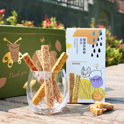 【集賢庇護工場】藜麥好棒棒180g 12入/盒(原味/鹹蛋黃/黑芝麻/薑黃)｜健康營養零食，藜麥添加，口感香脆，無添加化學成分，安心享受好滋味4