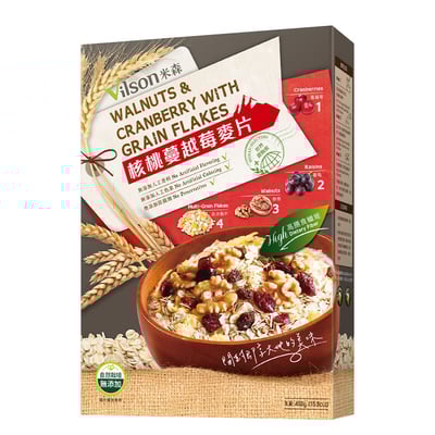 【米森 Vilson】水果麥片系列｜核桃蔓越莓麥片｜草莓莓果脆麥片｜香酥草莓可可脆片｜香酥可可脆片｜水果覆盆莓麥片｜藍莓腰果麥片｜水蜜桃草莓麥片｜乳酸菌草莓優格麥片｜乳酸菌藍莓優格麥片｜無麩質有機大燕麥片｜無麩質有機堅果麥片｜有機無麩質野莓麥片｜BC益生菌草莓脆麥片｜BC益生菌可可脆麥片｜冰湖黑麥片｜冰湖全穀麥片｜冰湖大燕麥片｜無麩質｜即沖即食｜芬蘭燕麥｜早餐首選15