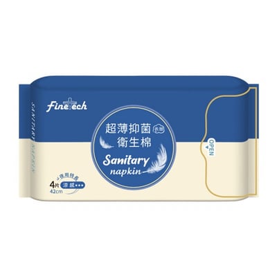 【釩泰】超薄抑菌涼感衛生棉/護墊｜日用24.5cm(8片)/夜用29cm(7片)/夜用加長34cm(6片)/量少型19cm(9片)/護墊15.5cm(20片)｜涼感透氣設計，台商監製，安心現貨5