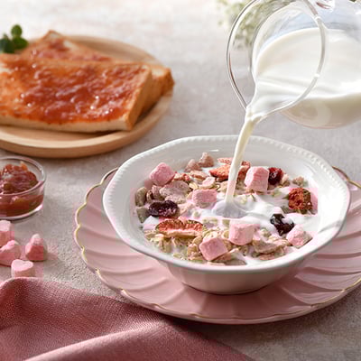 【米森 vilson】麥片隨手包（BC益生菌草莓 / BC益生菌可可 / 水果覆盆莓麥片 / 香酥可可脆片 / 乳酸菌草莓優格麥片）15