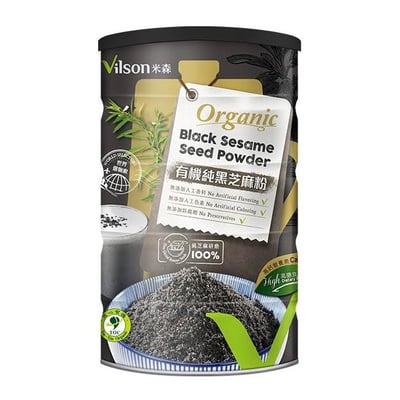 【米森 vilson】有機純黑芝麻粉 350g1