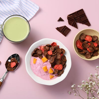 【米森 Vilson】香酥草莓可可脆片 150g｜高纖可可麥片｜新鮮草莓添加｜健康點心3