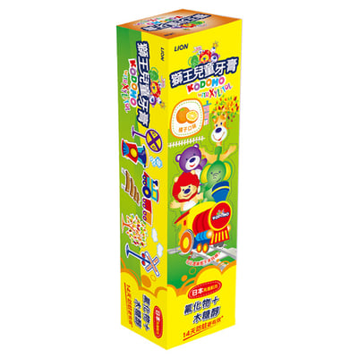 【日本獅王 LION】兒童牙膏45g×3條（草莓/葡萄/橘子）+ 3-6歲兒童麵包超人牙刷（顏色隨機）5