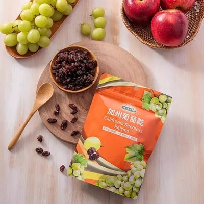 【統一生機】加州葡萄乾 220g/包｜陽光自然日曬 × 皮薄無籽｜無加糖無防腐劑｜Q彈飽滿好入口｜烘焙＆零食皆適用2