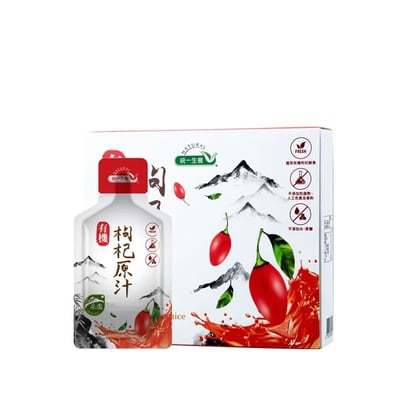 【統一生機】有機枸杞原汁 30ml×10包/盒｜100%鮮果壓榨｜無加水蔗糖｜非濃縮還原｜隨身包設計｜無防腐劑人工添加｜青海枸杞手工採摘1
