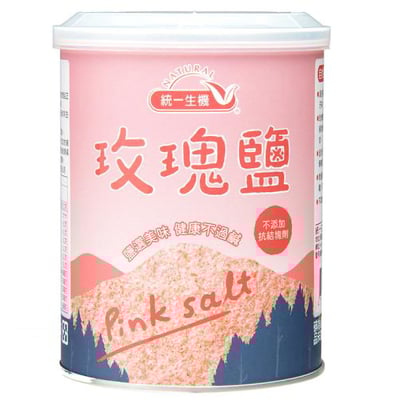 【統一生機】玫瑰鹽 大罐 600g｜喜馬拉雅山岩鹽｜天然礦物質｜無人工添加｜料理調味首選1