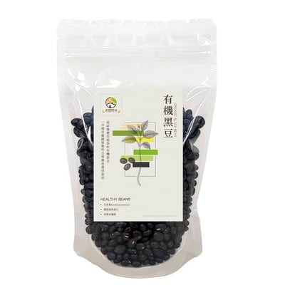 【友綠生活】有機黑豆 400g｜有機農法栽種 × 國立中興大學有機驗證｜境外台灣 × 歐盟 × 美國 × 日本四重有機認證｜無農藥化肥除草劑｜烹飪煮湯豆漿皆適用1