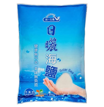 【統一生機】日曬海鹽 2kg 立袋｜西班牙天然鹽田製成 無漂白 無抗結塊劑 保留礦物質 烹調燉煮適用1