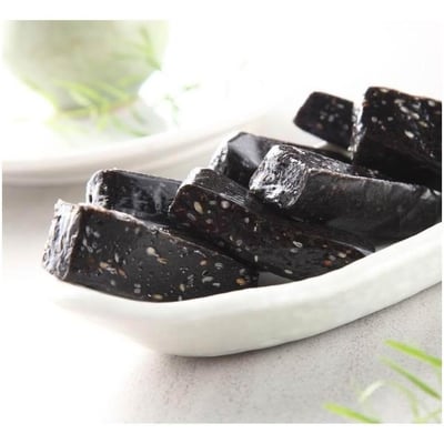 【一口田】生機黑芝麻糕150g/包 純素｜原味/杏福蔓蔓(杏仁+蔓越莓+黑芝麻糕)4