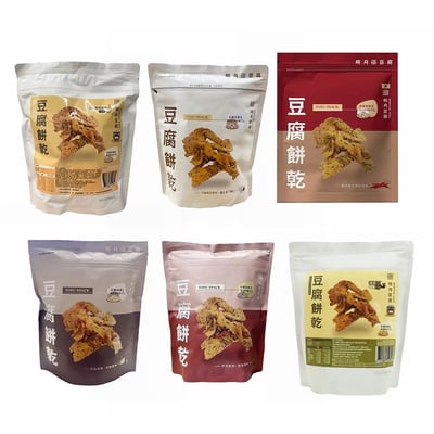 【明月豆腐】 豆腐餅乾 7種風味 150g/袋 無添加 手工 甜食 點心 下午茶 休閒零食 伴手禮 脆餅1