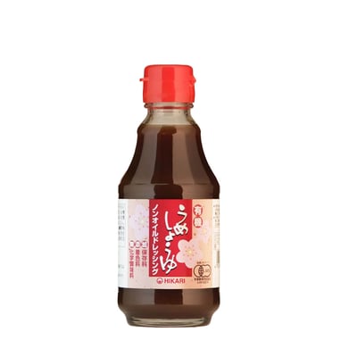 【自然思維 HIKARI】有機胡麻醬225g/有機無油和風梅子醬油200ml/有機無油和風青紫蘇醬200ml｜日本JAS有機認證，天然健康醬料，無添加油脂，適合沙拉、醬拌、醃製料理3