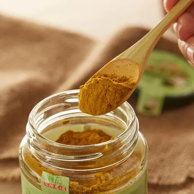【種瓜有機農場】有機薑黃粉130g/瓶 黃薑 秋鬱金 黃絲鬱金 寶鼎香2