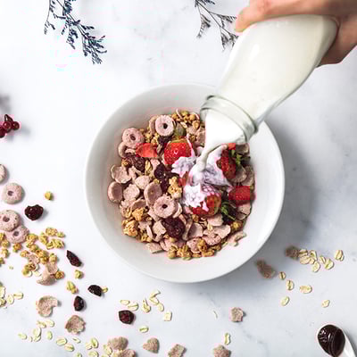 【米森 Vilson】隨手包麥片｜BC益生菌草莓/BC益生菌可可/水果覆盆莓/香酥可可脆片/乳酸菌草莓優格/草莓莓果脆麥片｜即食早餐｜高纖穀片3