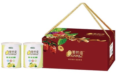 【統一生機】果然優雙葡禮盒｜智利 JUMBO 葡萄乾雙入｜高纖日曬果乾｜充氮保鮮鐵罐1