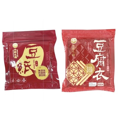 【本家生機】千張 豆紙 / 豆腐衣｜11cm×11cm 100g｜23cm×25cm 135g｜非基改黃豆製成｜薄如蟬翼低碳減醣｜取代麵皮 × 無防腐劑 × 全素｜水餃皮餛飩皮火鍋捲皮皆適用1