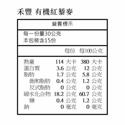 【友綠生活】有機紅藜麥 250克/包｜已脫殼 紅藜麥｜膳食纖維｜超級食物3