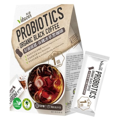 【米森 vilson】好菌搖搖系列｜亮妍草莓C 3.5g×8包/盒／有機大麥若葉青汁 3g×14包/盒／私密蔓越莓茶 4g×10包/盒／有機兒茶素綠茶 2g×14包/盒／有機冰萃黑咖啡 3g×14包/盒2