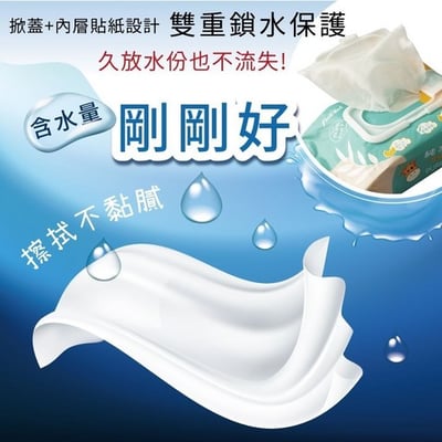 【釩泰】純水濕紙巾80抽(長頸鹿/大象加大加厚/狐狸加大)｜加厚設計、貼心加蓋，添加維生素E與蘆薈萃取，溫和親膚不刺激，適合嬰幼兒與寵物使用，日常清潔安心首選5