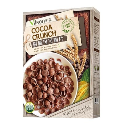【米森 Vilson】香酥可可脆片 250g｜高纖可可麥片｜非油炸酥脆口感1