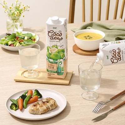 【統一生機】Coco dee Salam 泰國椰子水 1L｜100%純椰子水｜無濃縮低熱量｜天然電解質補水3